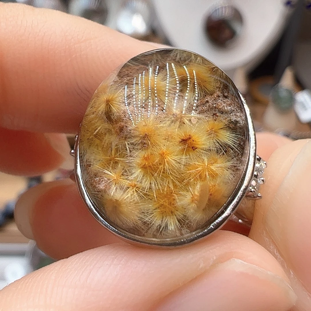 朱***水晶珠宝半成品银S925镶嵌