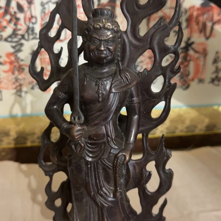 铜中古工艺品，摆件