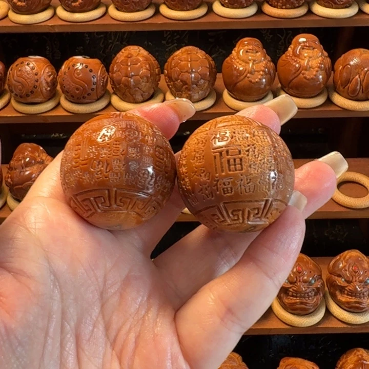 日***火巴西橄榄核雕工艺品