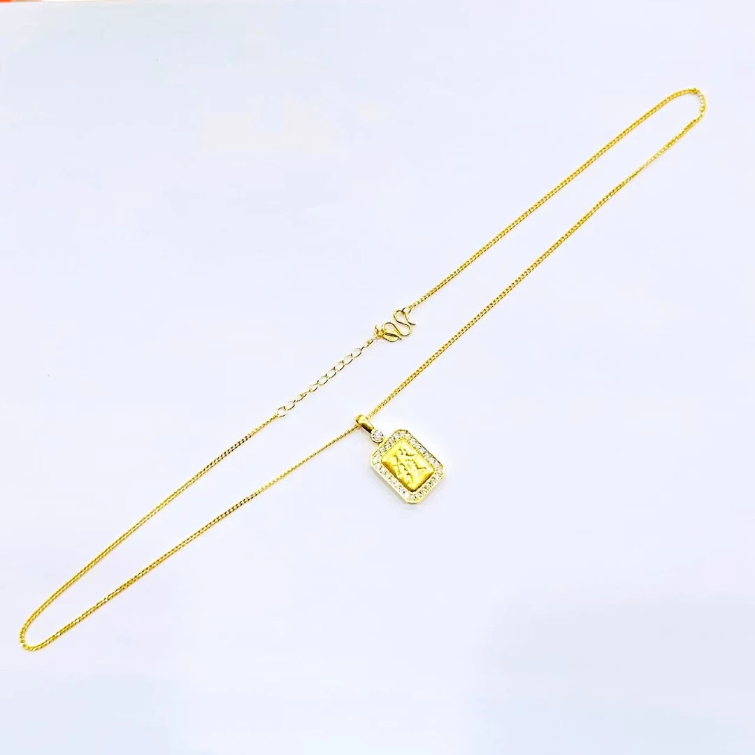 坠链均足银 足银套链 115