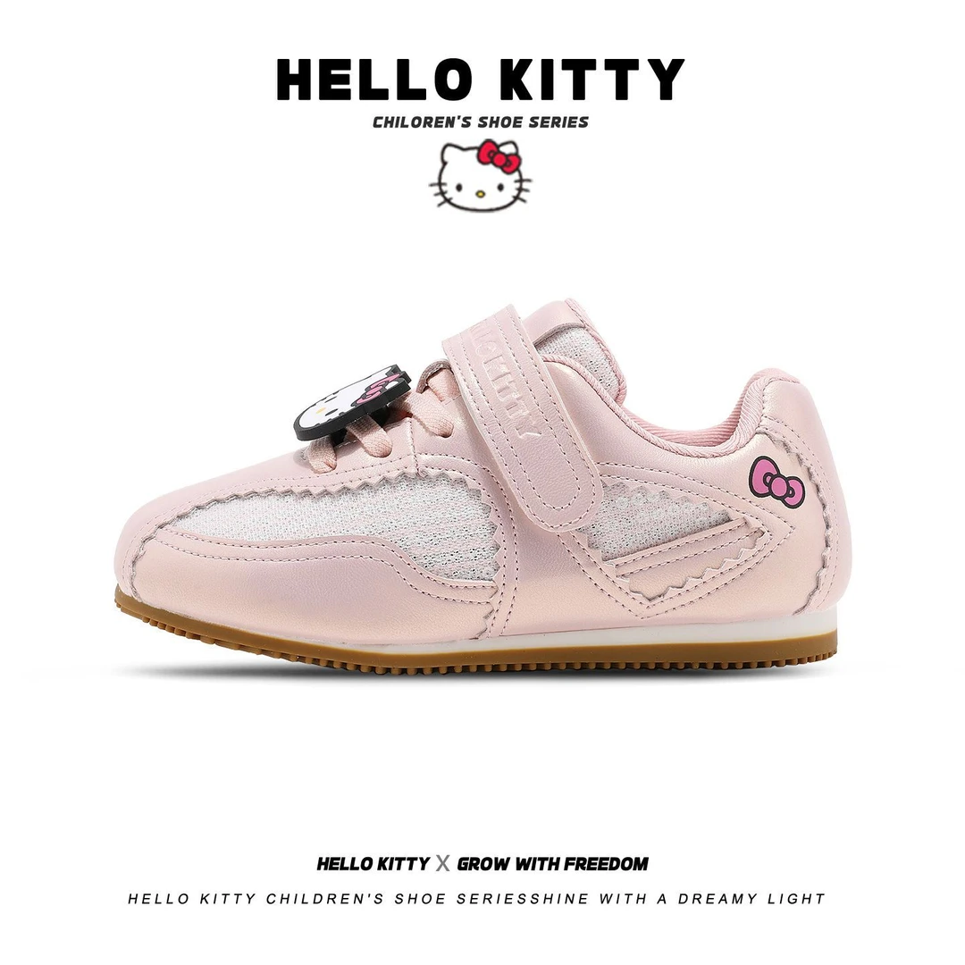 Hellokitty童鞋儿童运动鞋女童德训鞋春秋新款中大童轻便休闲板鞋