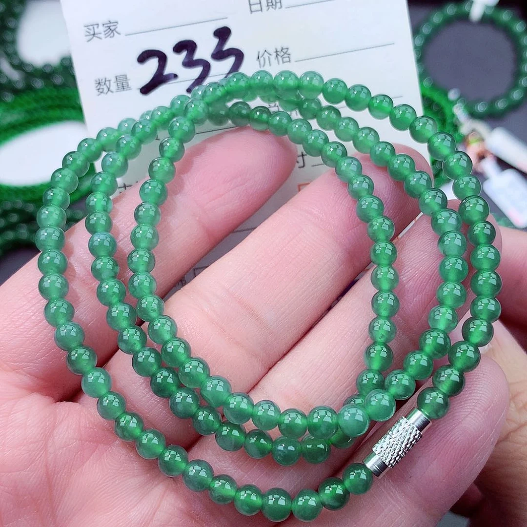 翡翠手链未镶嵌天然翡翠手链未镶嵌