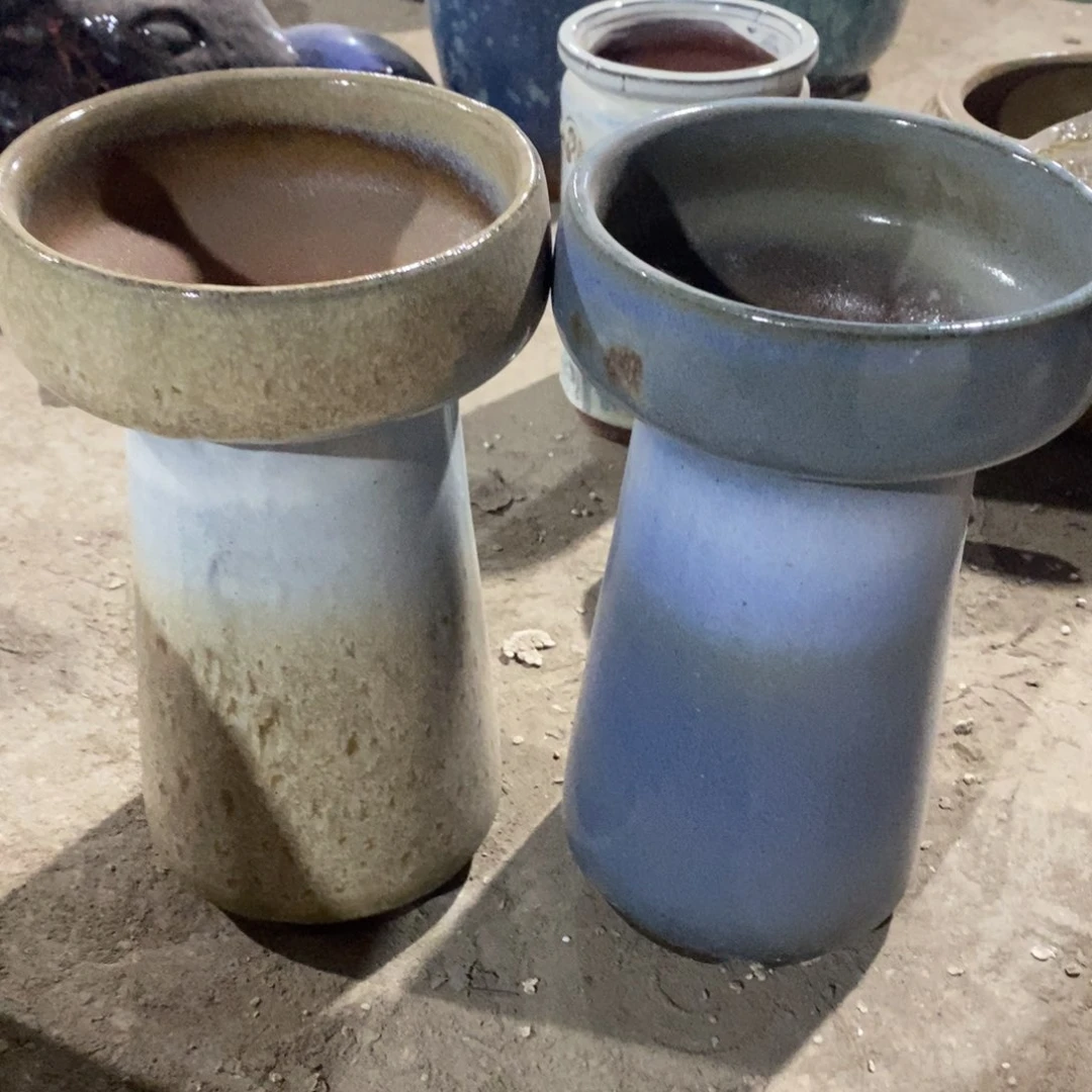 红陶瑕疵13-23两个