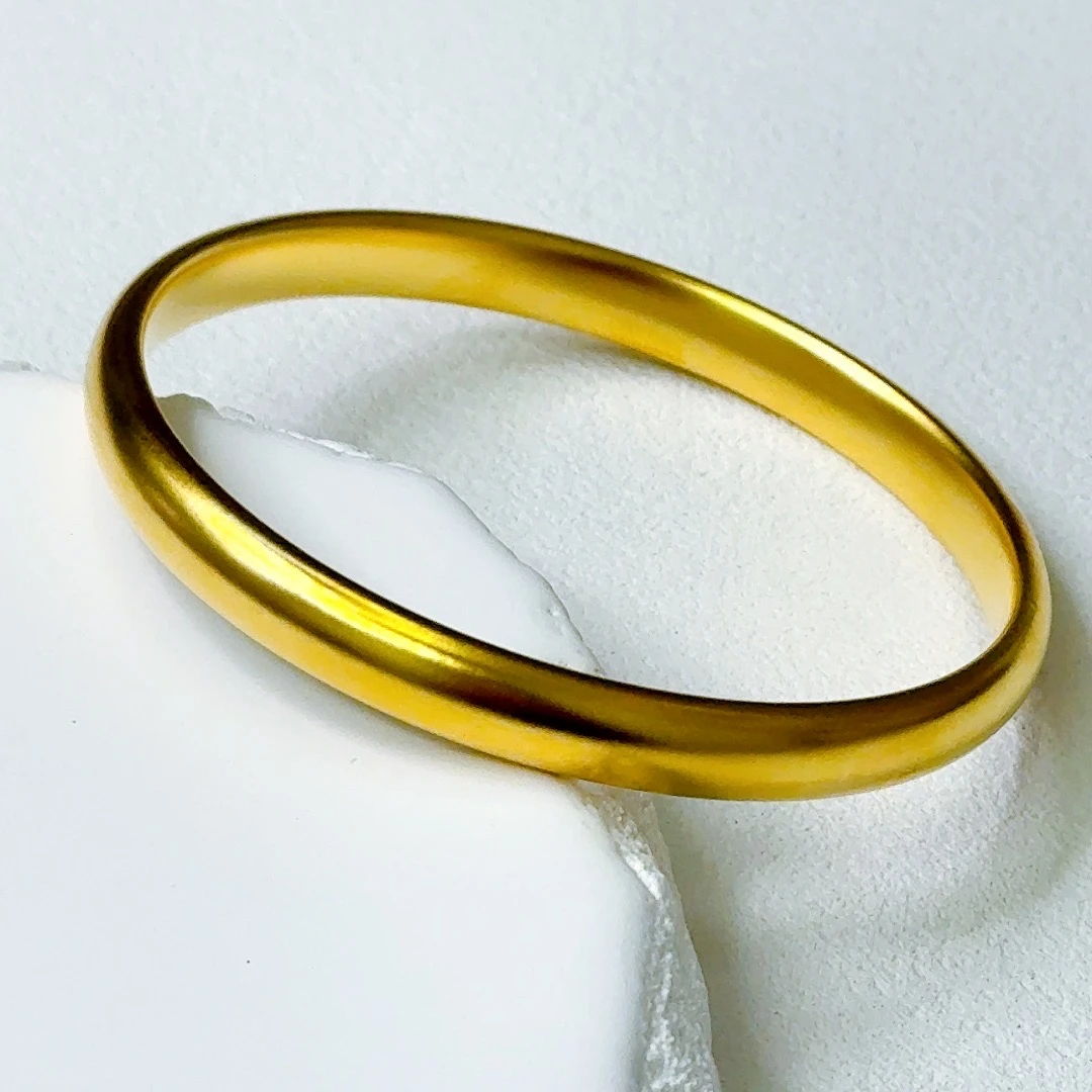 高定泥鳅背闭口手镯C016