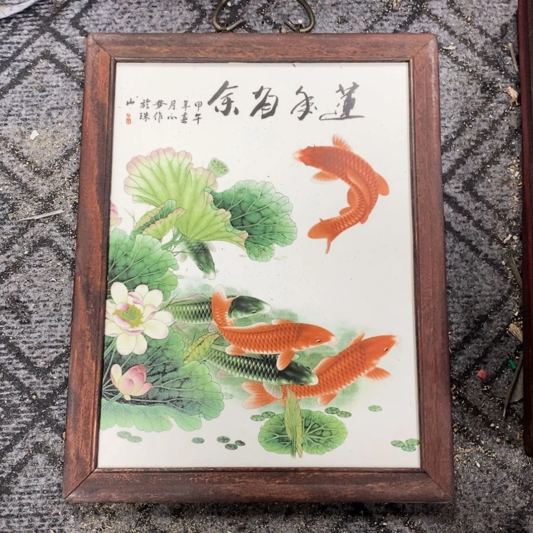 瓷37*28 景德镇瓷板画柴窑烧制