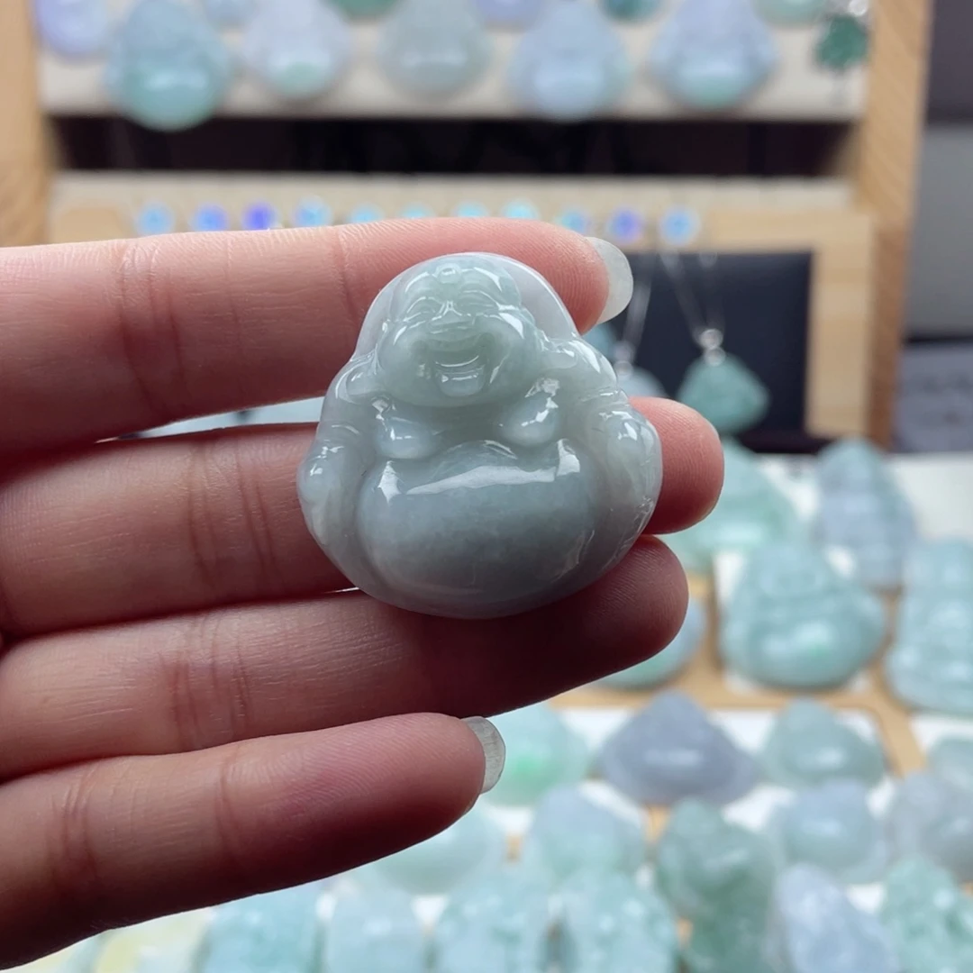 颈饰未镶嵌翡翠33尺寸佛公厚装