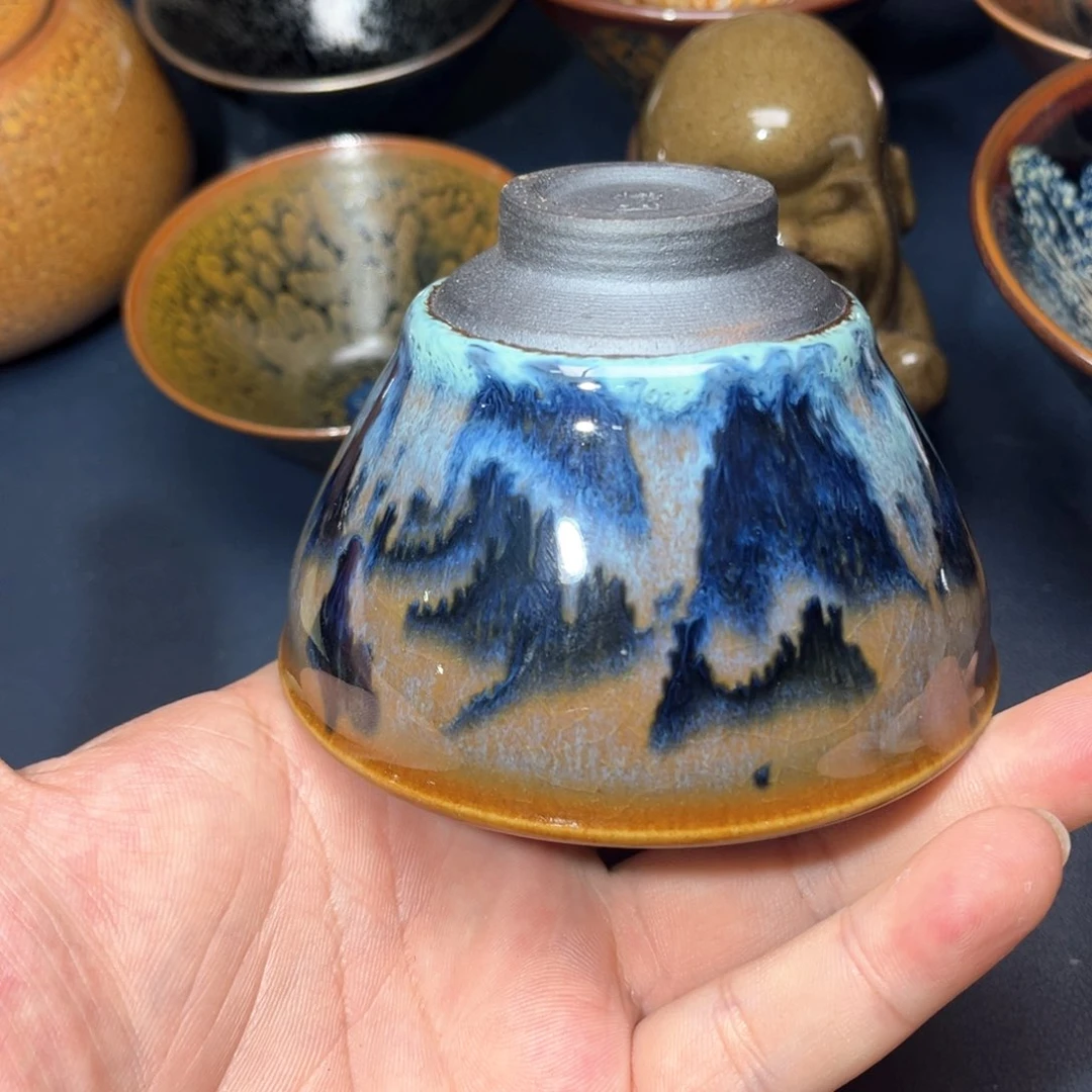 茶盏建盏手握泡茶主人杯