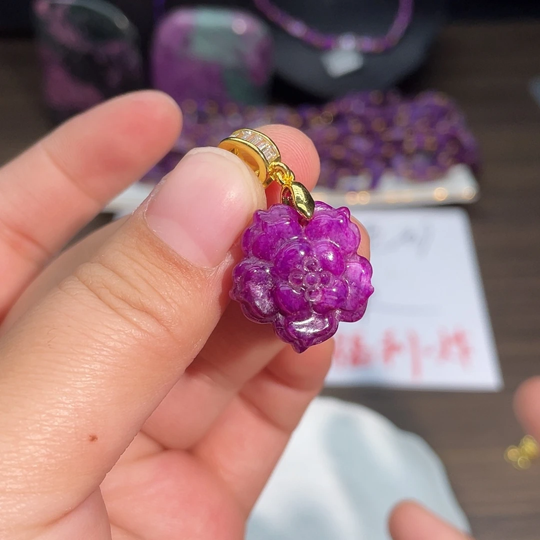 非金属diy原创花花吊坠