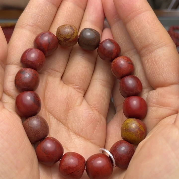 玛瑙/玉髓手串13多样性发1未镶嵌