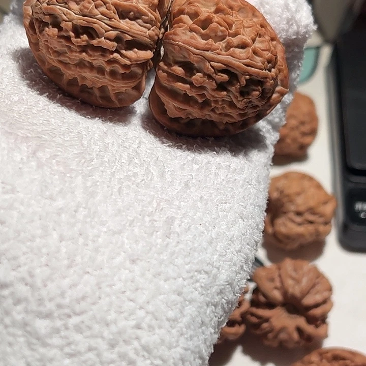 水***人手串/手链核桃文玩核桃三角白44尺寸