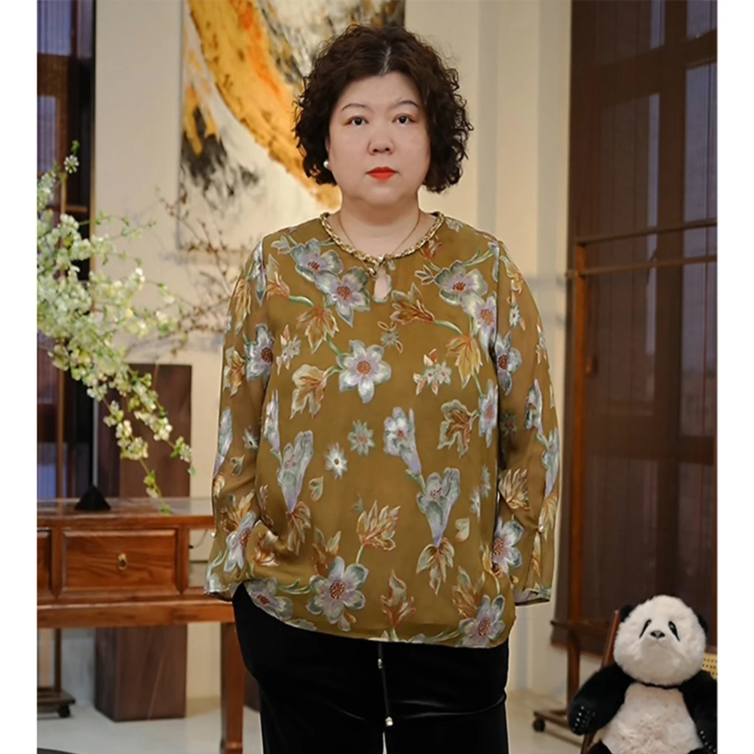 金雀绫【牧神黄昏】法式轻奢优雅设计师加宽加大小衫SZA2SY490