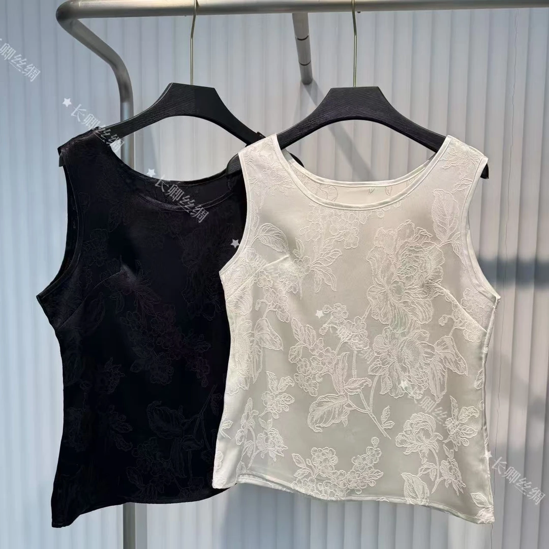 新中式国风提花时尚休闲百搭上衣背心W354