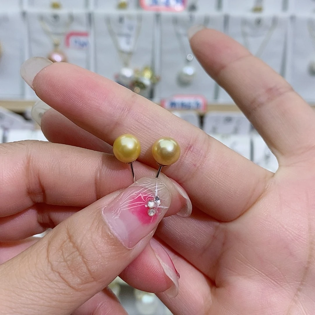 淡水珍珠银S925镶嵌吊坠(赠链)