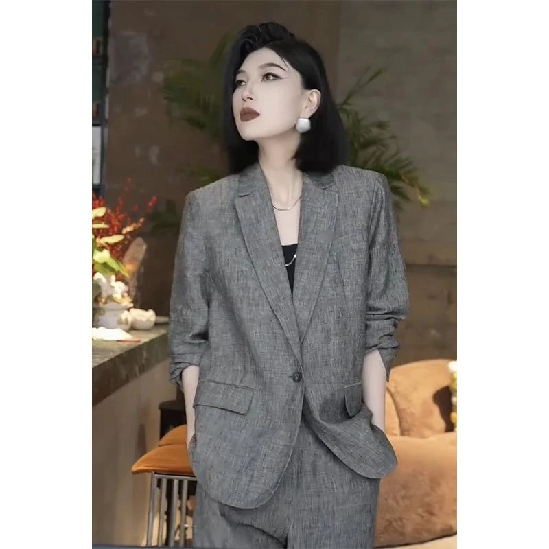 秋季搭配一整套气场强大女神范高级感炸街时尚明星同款新国风女装