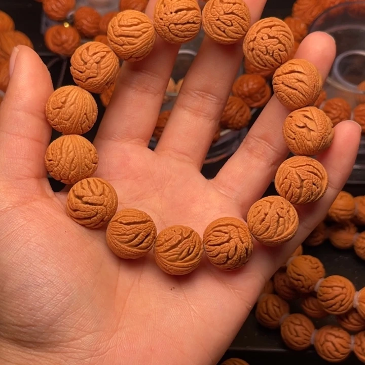 桃核吊坠龙纹桃核16