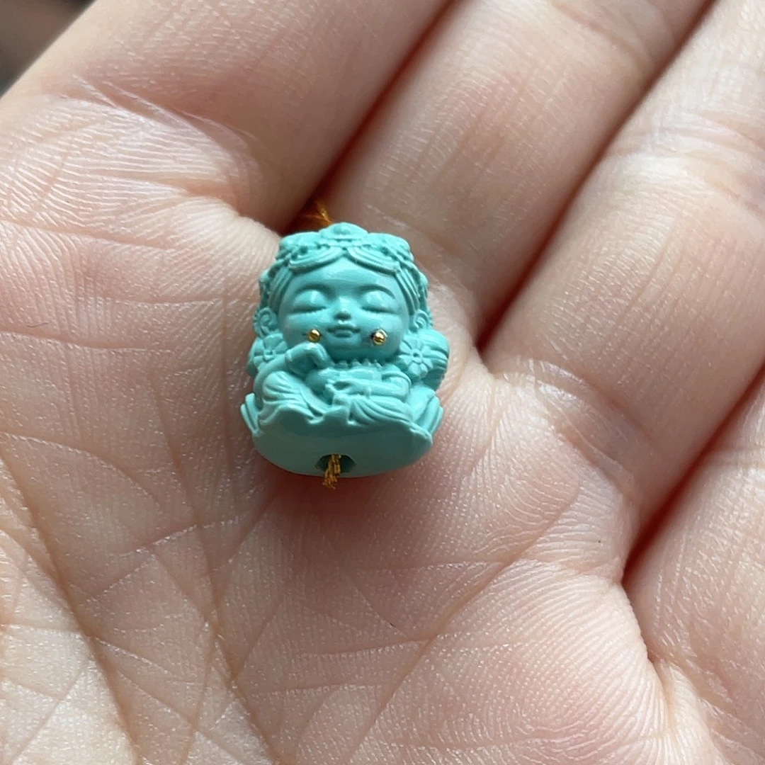绿松石未镶嵌颈饰