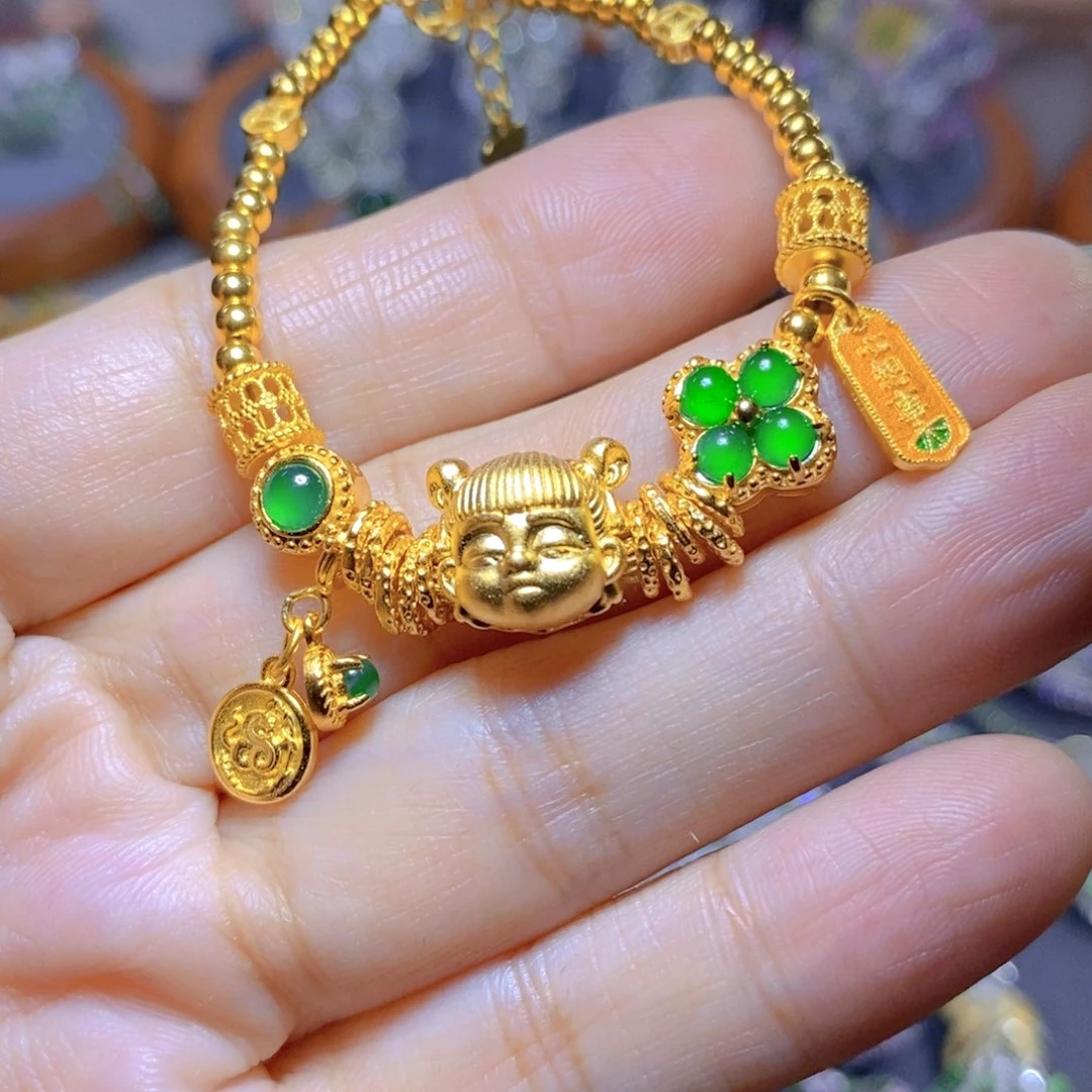 翡翠颈饰银S925镶嵌天然翡翠