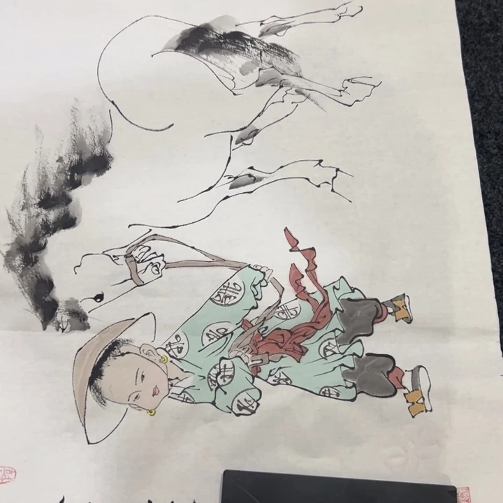 尚谷里年画画集呵呵画