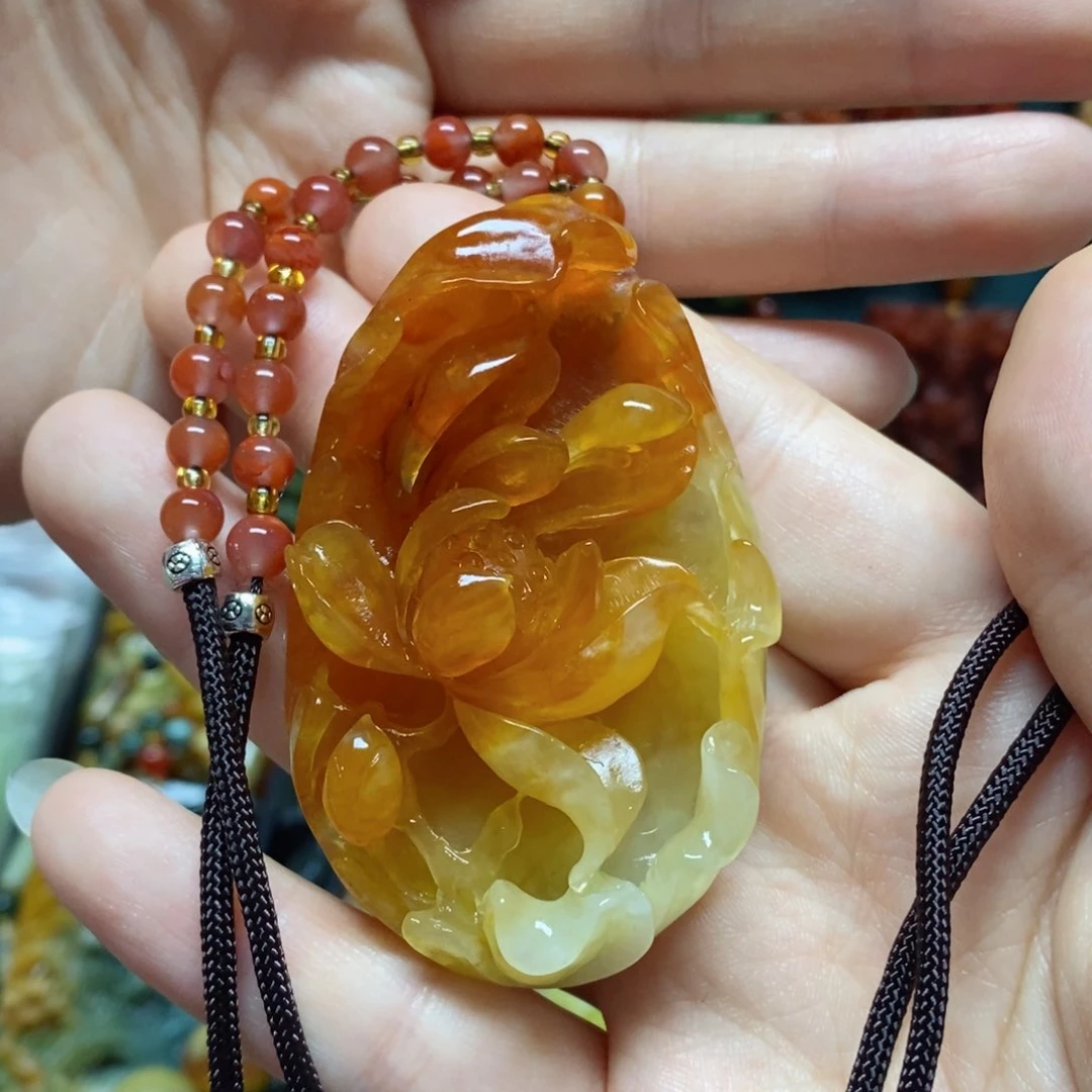 岫玉吊坠(赠链)未镶嵌