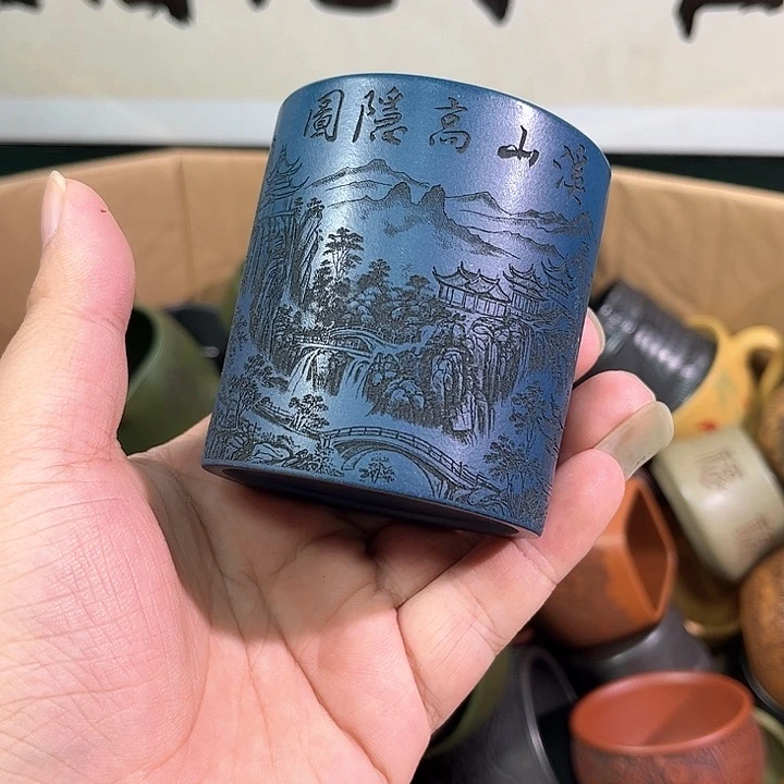 茶杯紫砂全手工紫砂主人杯