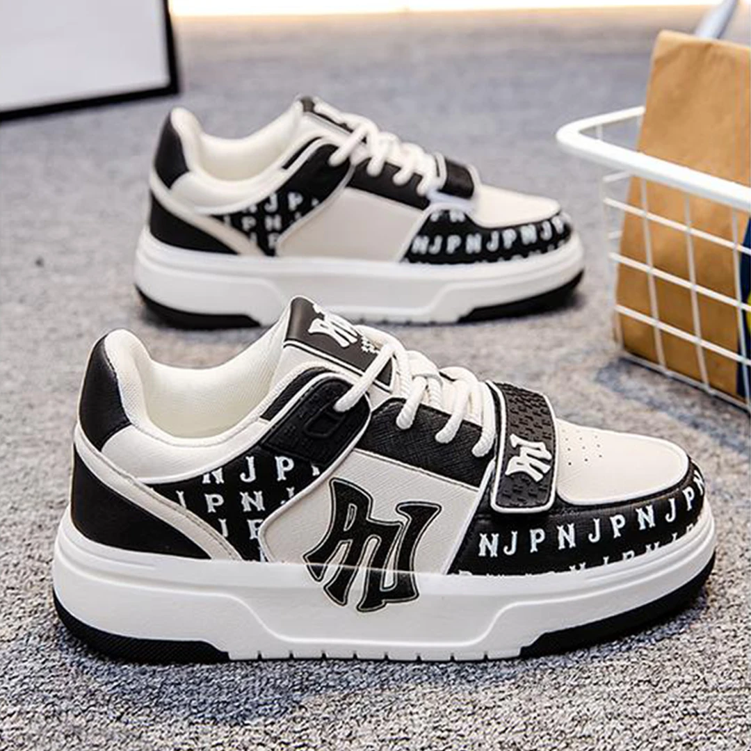 PNJ时尚男女板鞋潮流百搭爆米花底休闲鞋PF189