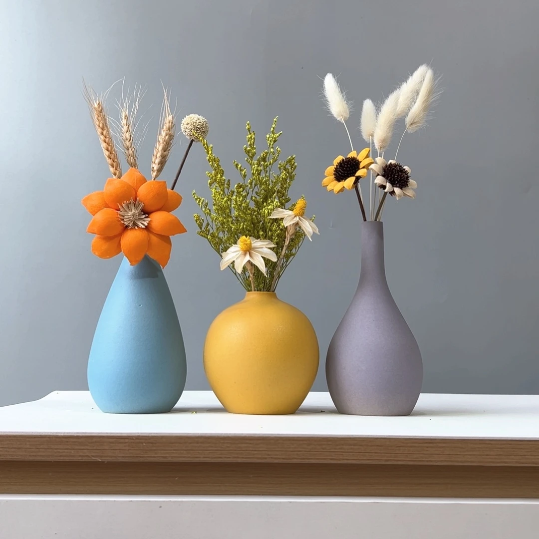 瓶花瓶带花高度20-30厘米左右