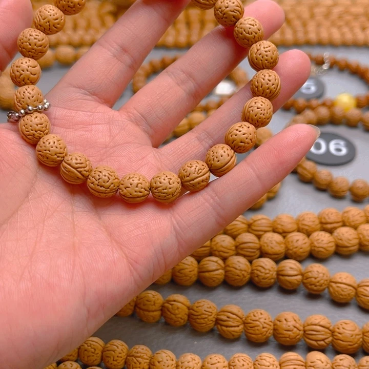 烧***鸭菩提籽类桃核手串