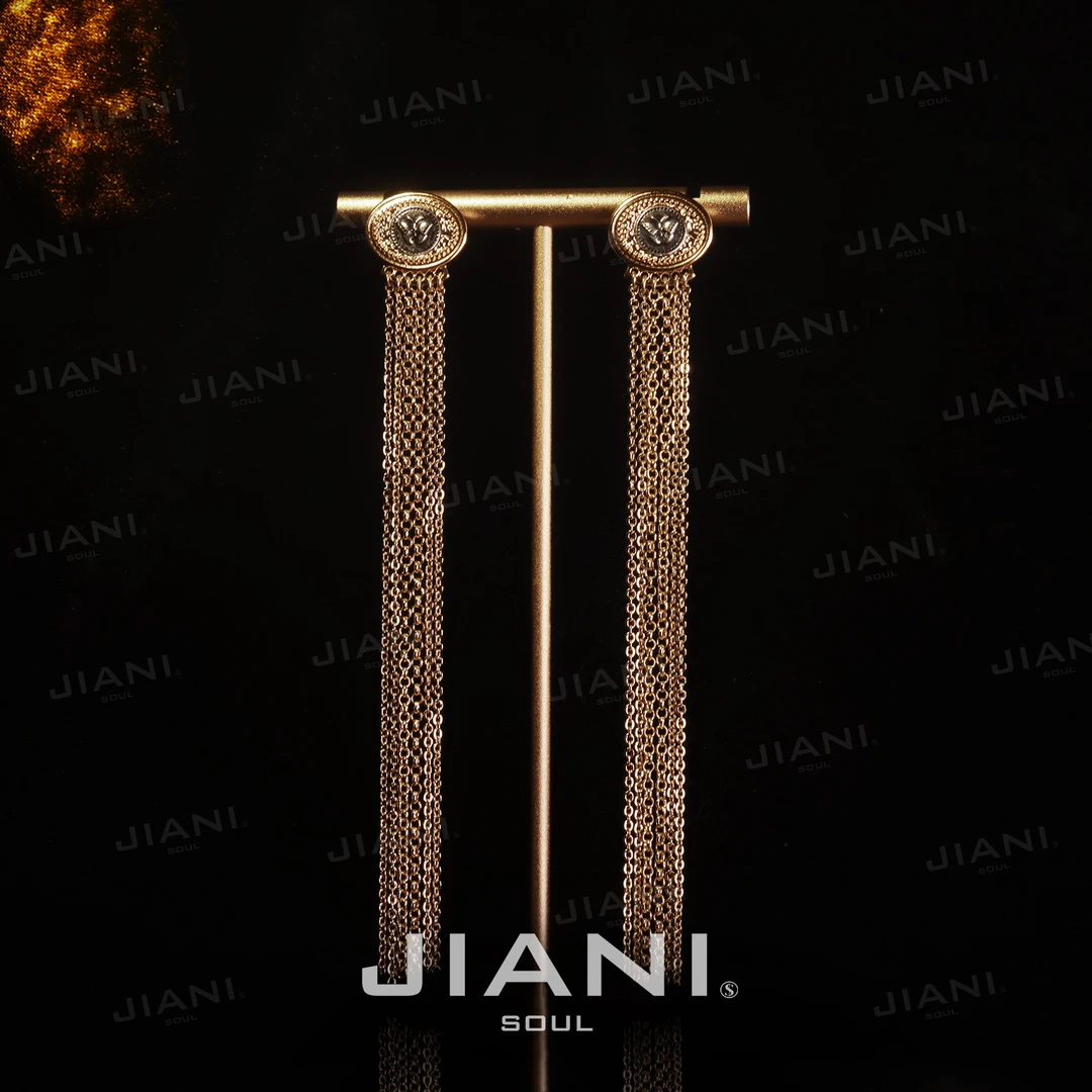 合金耳饰 JIANI【古币希腊“灵魂女神·普赛克”精工鉴赏】耳饰