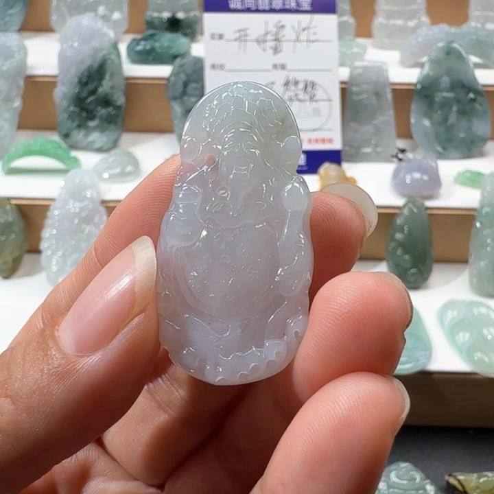 翡翠未镶嵌项链翡翠