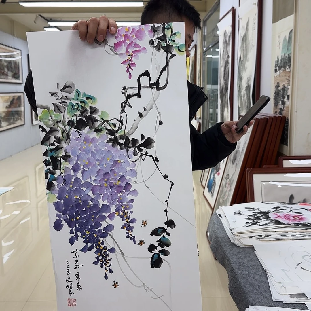 书法国画作品多次