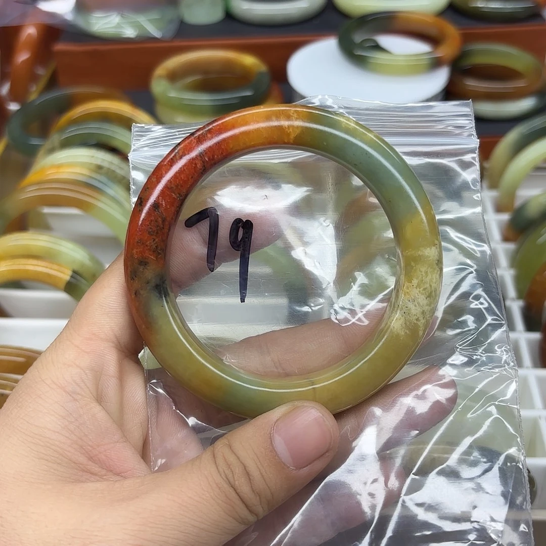 雨***儿蛇纹石玉未镶嵌手镯