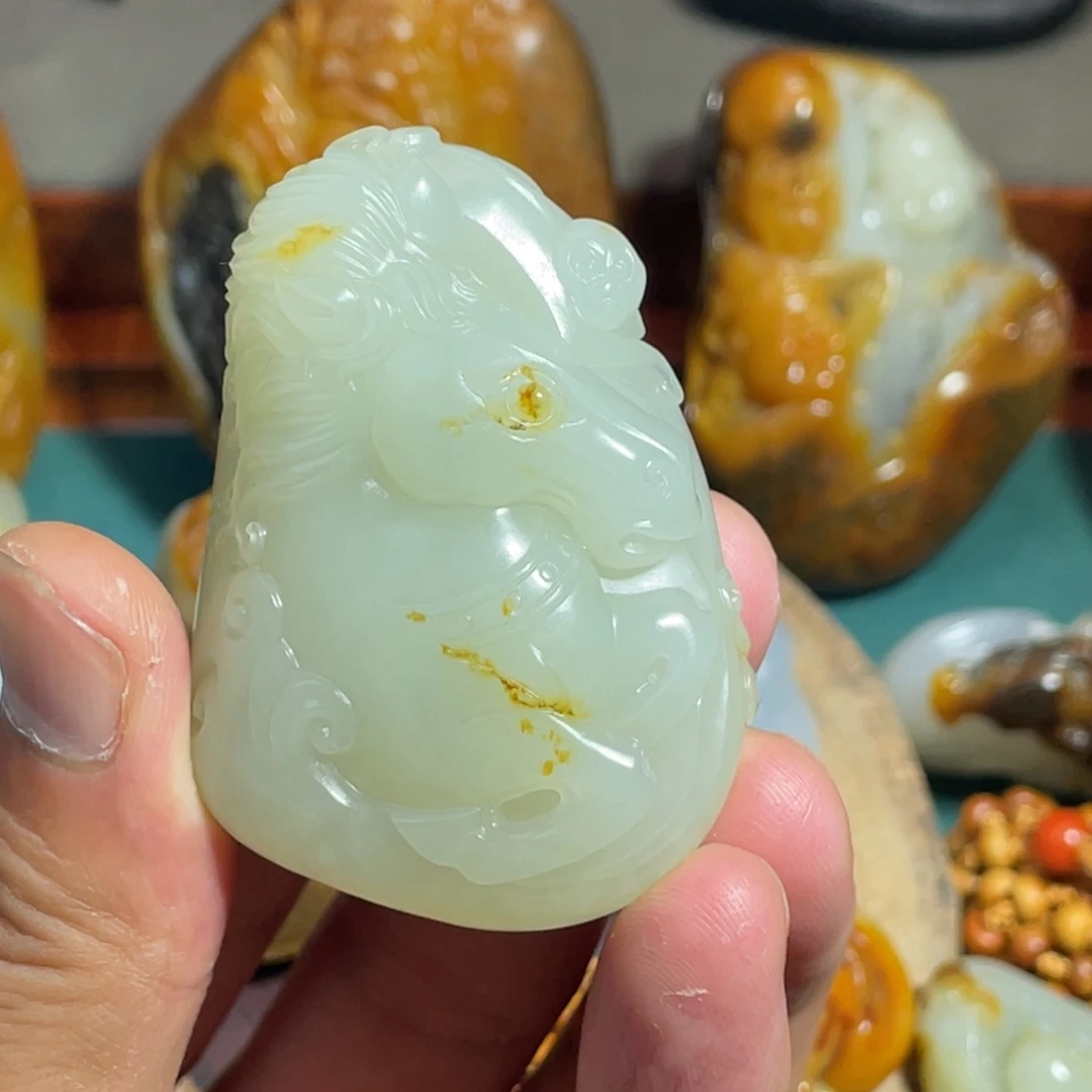 吊坠(不含链)未镶嵌和田玉