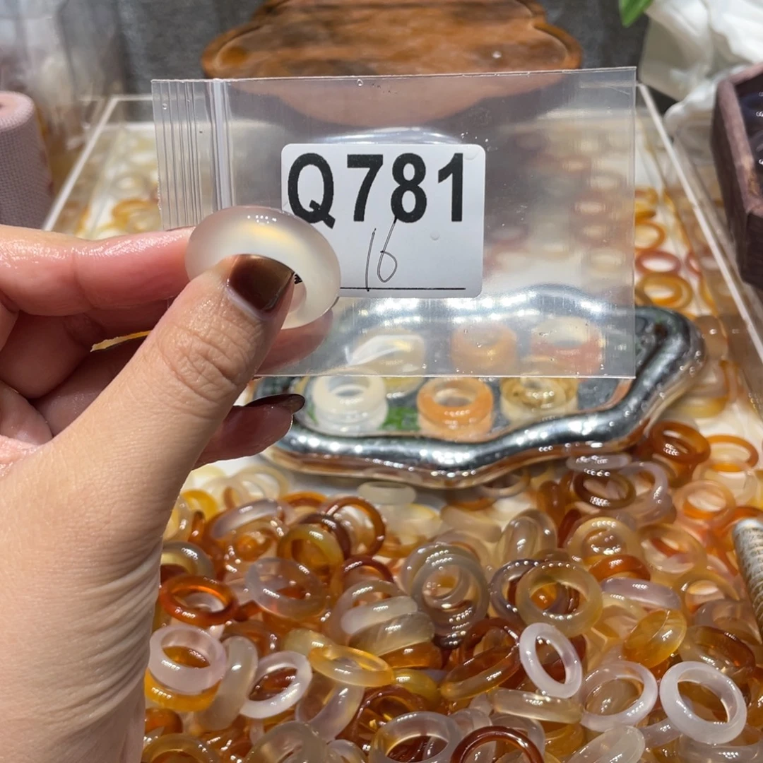 玛瑙/玉髓未镶嵌戒指781