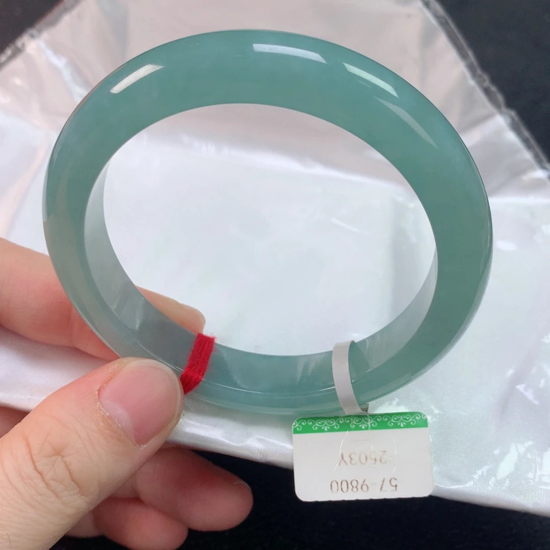 未镶嵌手镯翡翠缅甸天然翡翠手镯5758