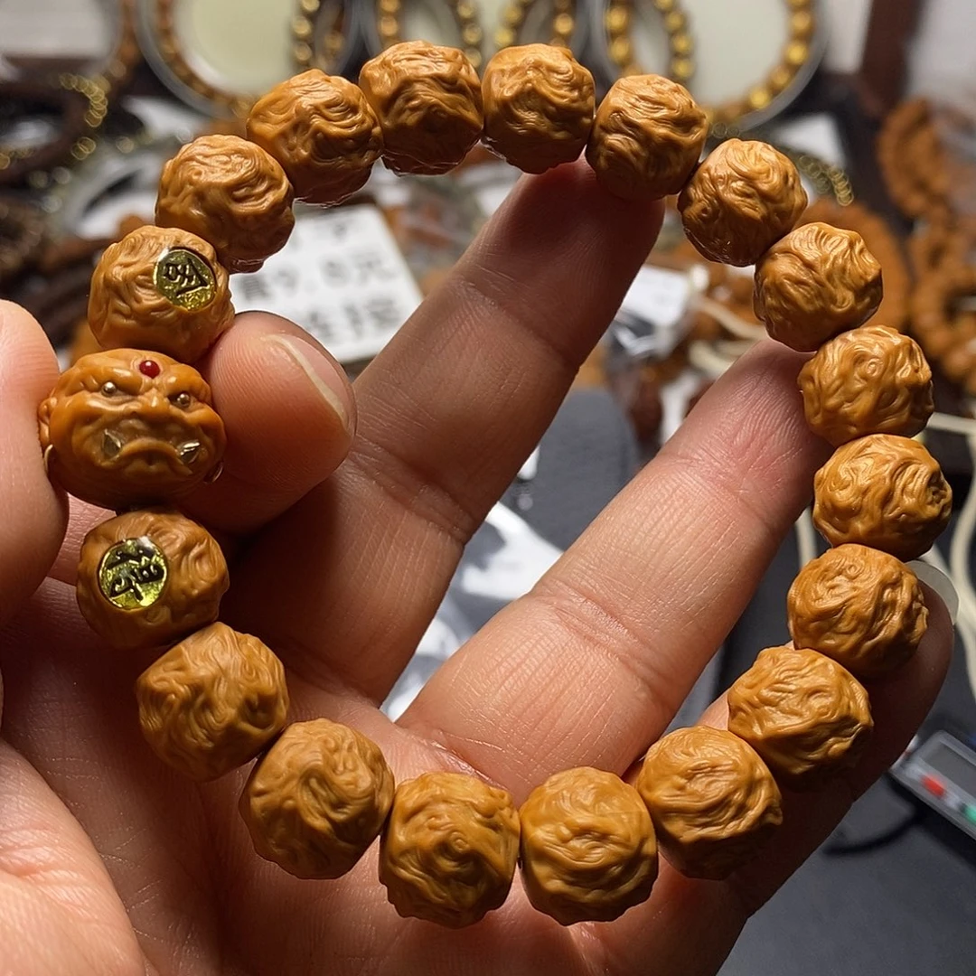 猴头核桃手串全品13左右高配龙蛇之变25号
