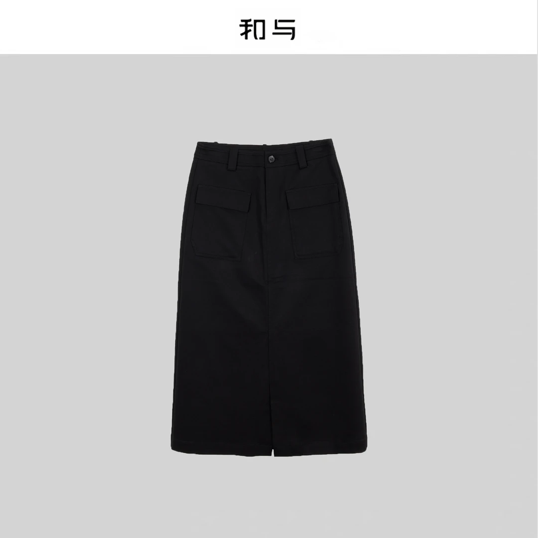 和与｜多口袋工装休闲半裙H53YUA10019