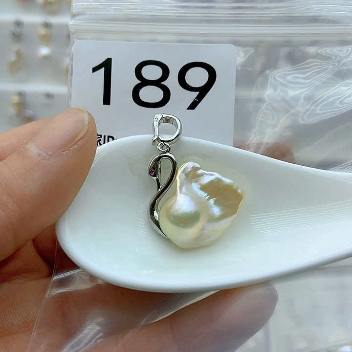 淡水珍珠颈饰银S925镶嵌