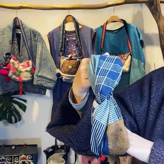 织绣手工制作发带