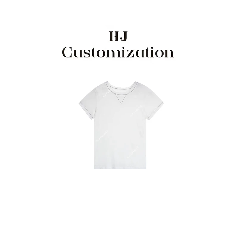 【 H·J 】“夏令营”蚕丝莱赛尔软糯舒适短袖圆领小衫036