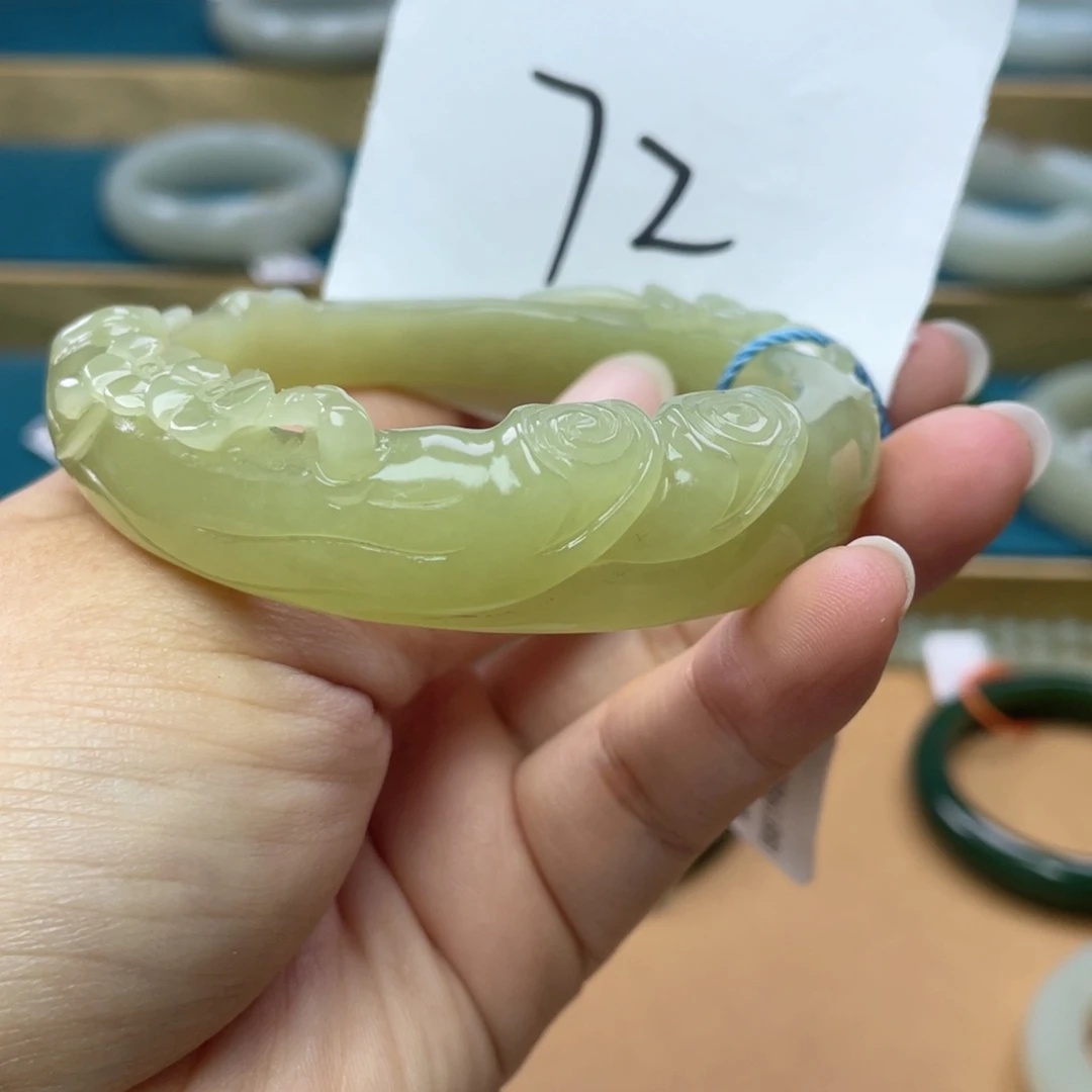 未镶嵌手镯和田玉圈口58