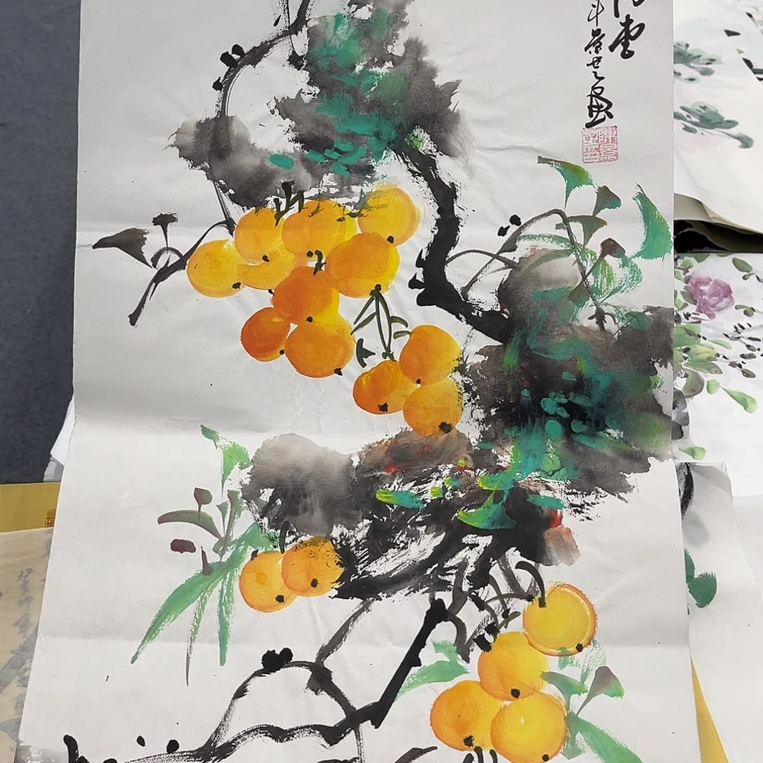 国画纯手绘作品欣赏