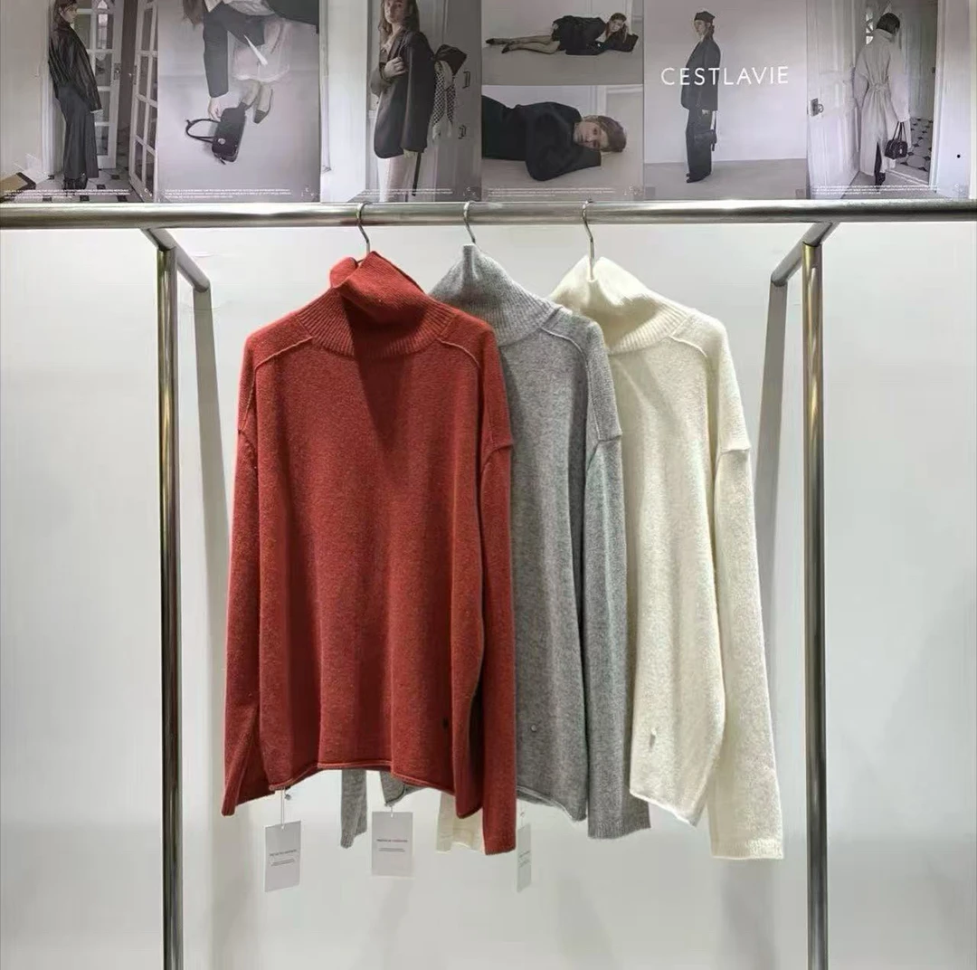 【by兜兜韩国代购】2026010424 cestlavie 高领毛衣 NO退NO换