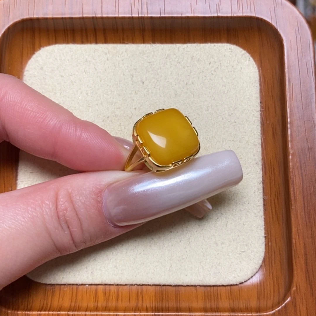 【闪购商品】未镶嵌蜜蜡戒指?****戒指