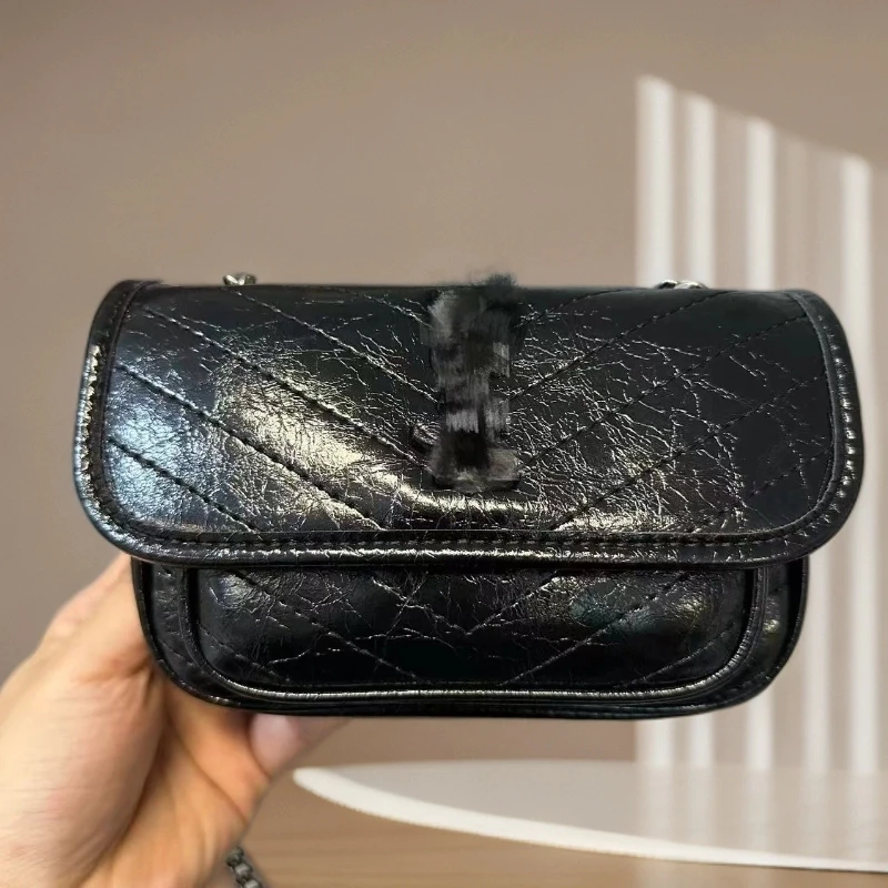 复古油蜡皮mini流浪包百搭女包单肩斜跨休闲包包niki 迷你号18