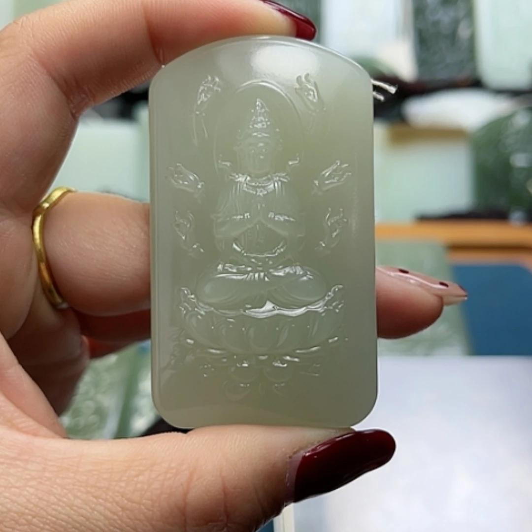 【闪购商品】和田玉颈饰未镶嵌柱*