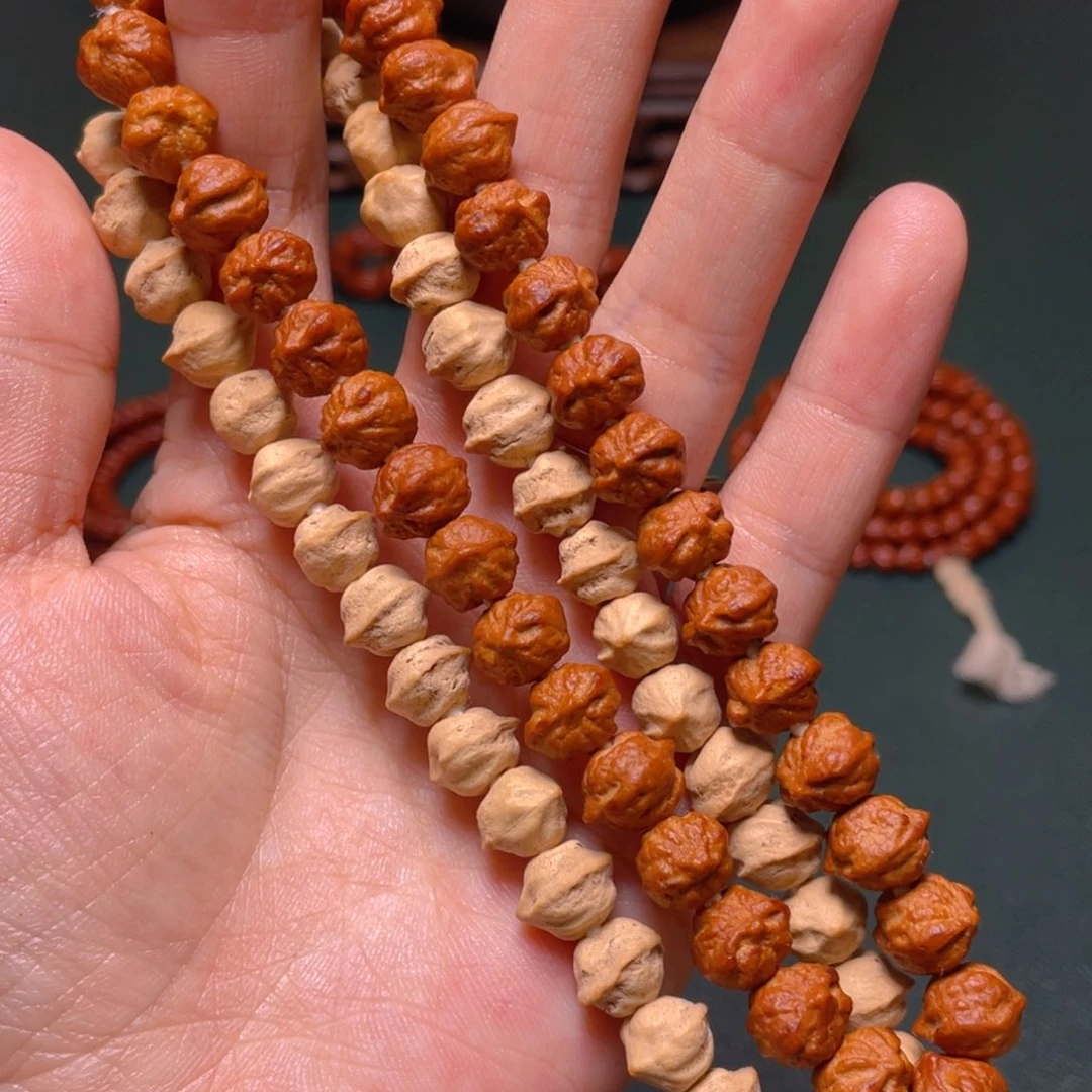 柏香籽/百香籽吊坠白芽横打手持