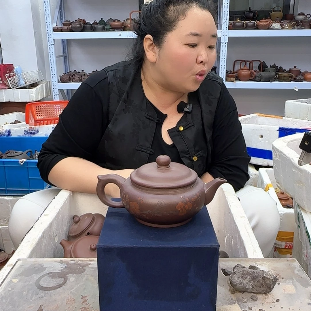 茶壶紫砂宜兴紫砂壶瑕疵处理