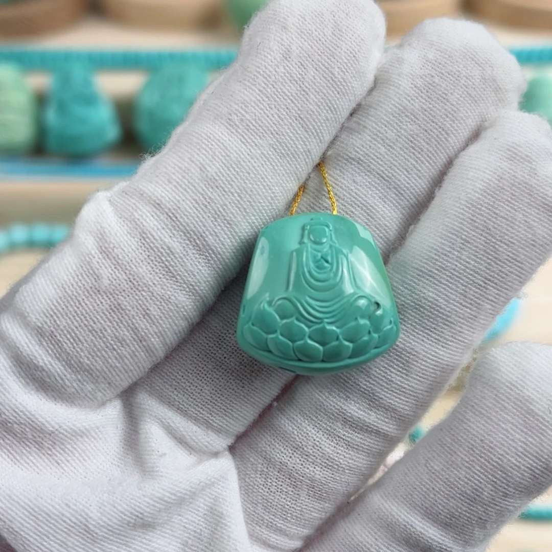 未镶嵌绿松石无相佛