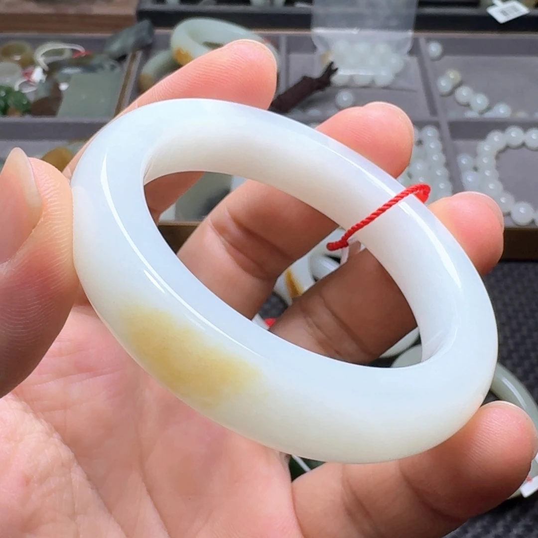 无非金属糖白手镯圈口51