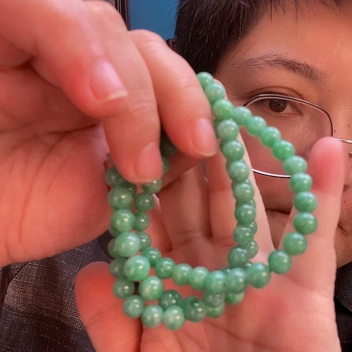 翡翠颈饰未镶嵌珠链